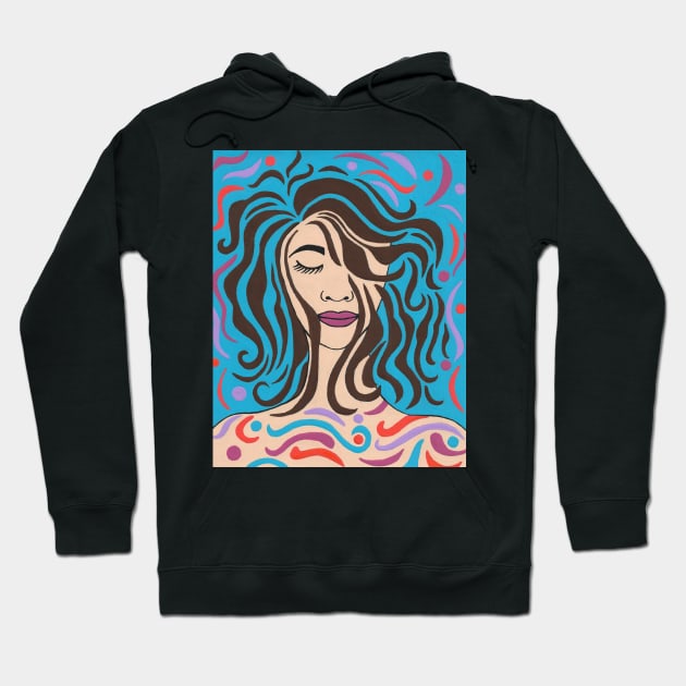 PRETTY Woman Tranquility Hoodie by SartorisArt1